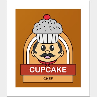 CUPCAKE CHEF Posters and Art